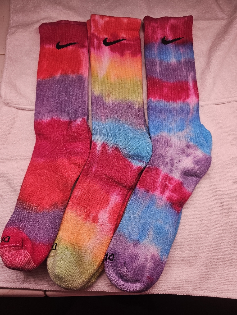 Nike Socks Custom Tye Dye 3 Pairs